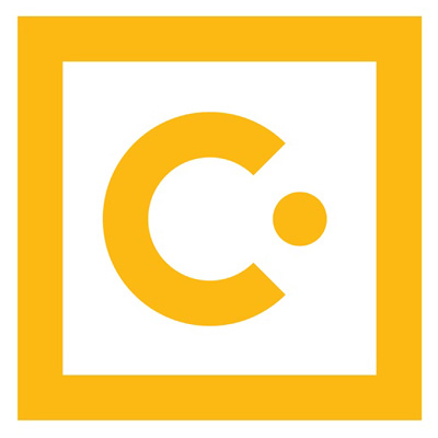 SAP Concur logo, which is a yellow C in a box