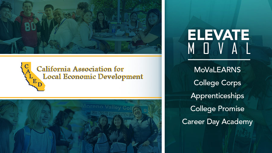 CALED Logo next to ELEVATE MoVal programs