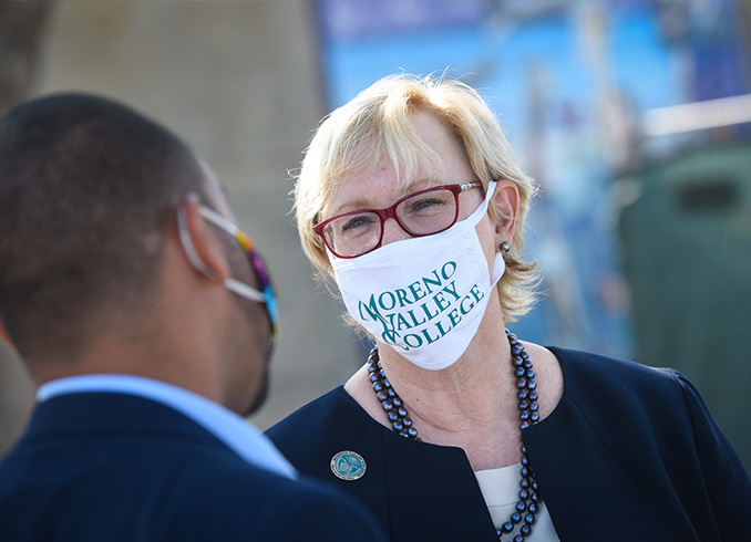 MVC's college president speaks with VP of Student Services