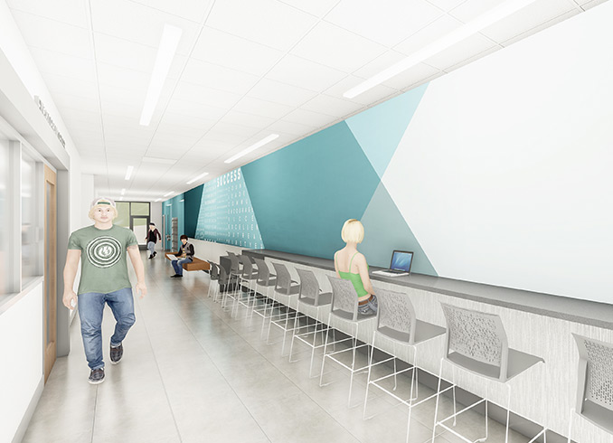 Rendering of Welcome Center Interior