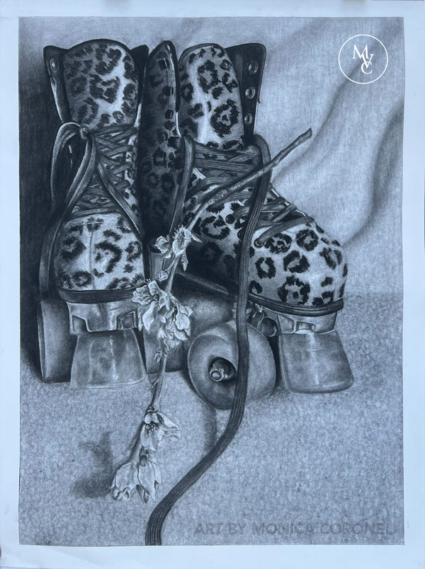 Rolling through Life, 2026, by Monica Coronel