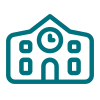 School building icon