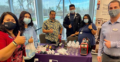 Career seekers at the last NAW event in Moreno Valley