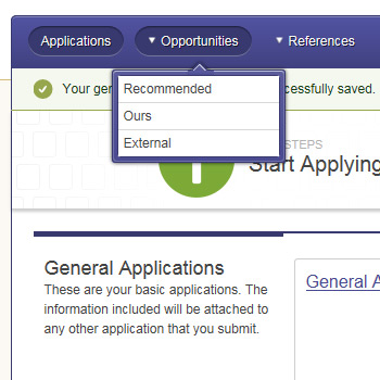 Screenshot of scholarship system login page.