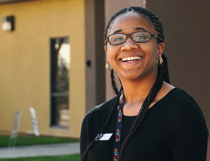 An ASMVC member smiles at the camera