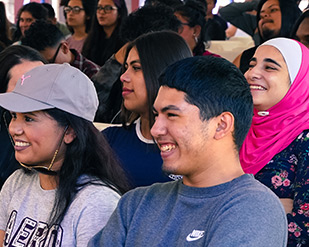 A gathering of young incoming MVC students