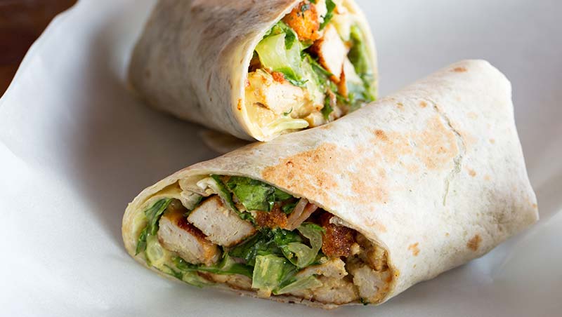 Chicken salad wrap