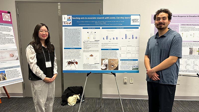 Two Honors students present research at the UCI Honors Conference, 2023