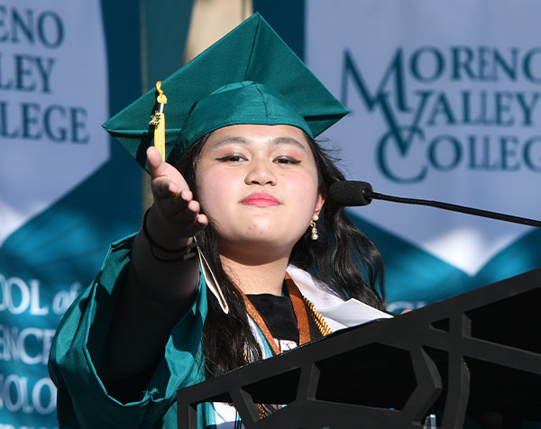 Gianine Umali was the Class of 2022 speaker
