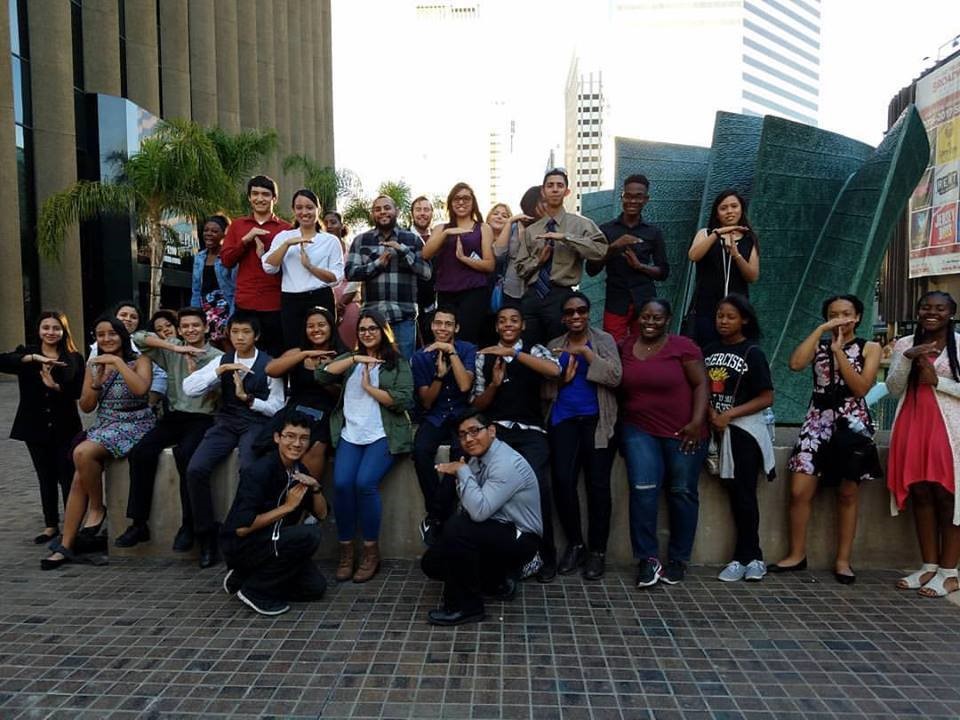 ACES students on a university tour