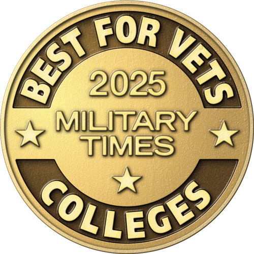 Named as a Best for Vets: Colleges for 2025 by Military Times