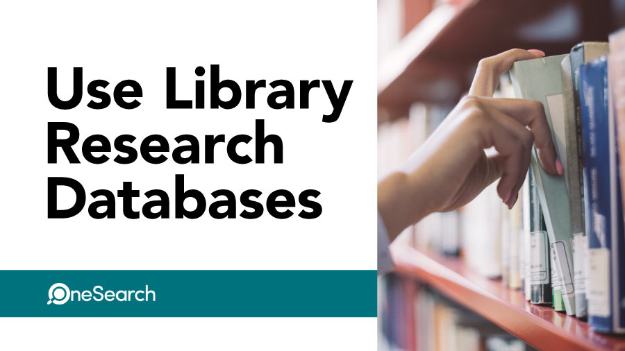 Use Library Research Databases video thumbnail